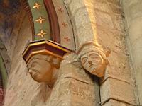 Carcassonne - Notre-Dame de l'Abbaye - Consoles (5)